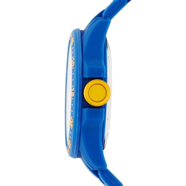  Decker Three Hand Silicone Watch - Blue 