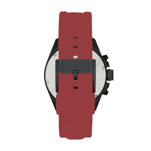  Decker Chronograph Silicone Watch - Burgundy 