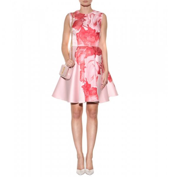 Balza Rose printed dress