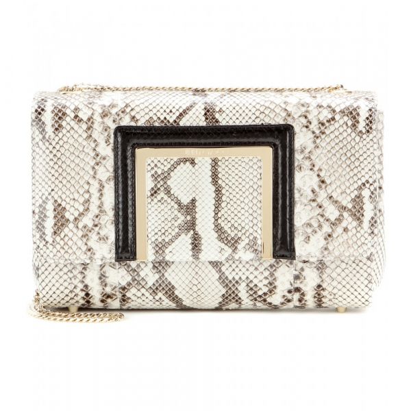 Alba snake leather shoulder bag