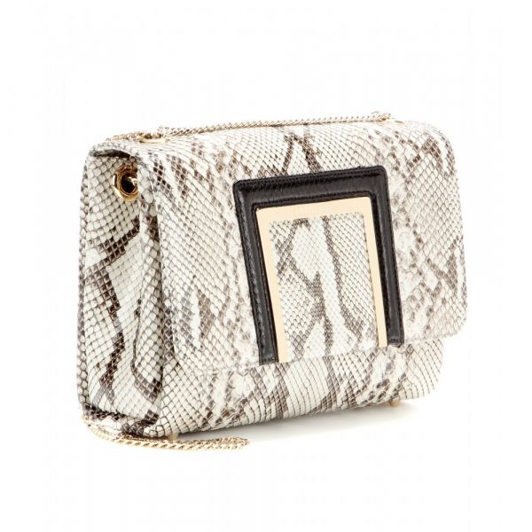 Alba snake leather shoulder bag