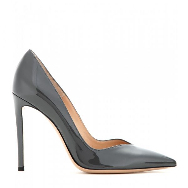 Patent-leather pumps