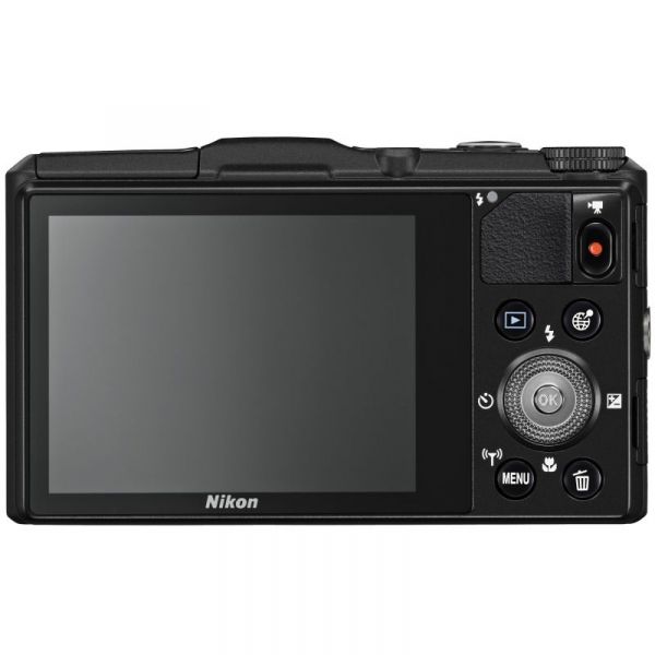 Дигитален фотоапарат Nikon COOLPIX S9700, 16MP, Wi-Fi, GPS, Черен