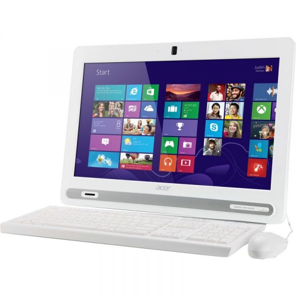 Настолен компютър Acer Aspire AZC-602 All-In-One 19.5&quot;, c процесор Intel® Celeron® 1017U 1.60Ghz, 4GB, 500GB, Intel® HD Graphics, Microsoft Windows 8.1