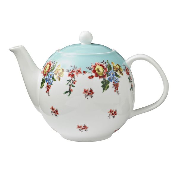 Teapot with flowers