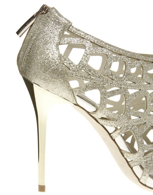 Glitter Heeled Sandals