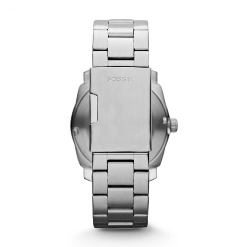 Machine Three Hand Stainless Steel Watch 