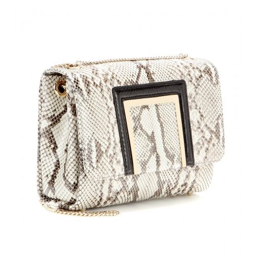 Alba snake leather shoulder bag