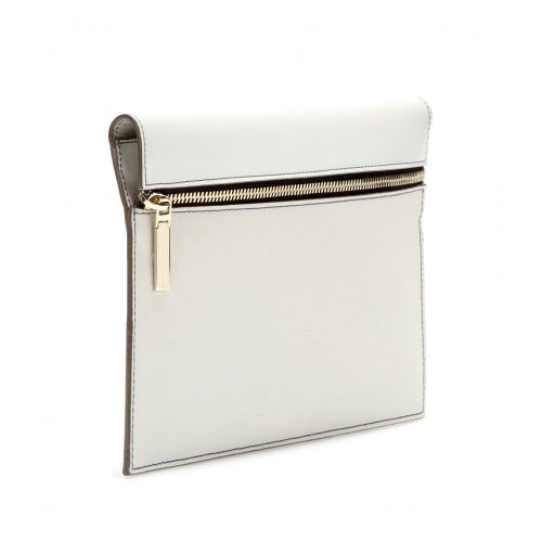 Small Zip leather clutch