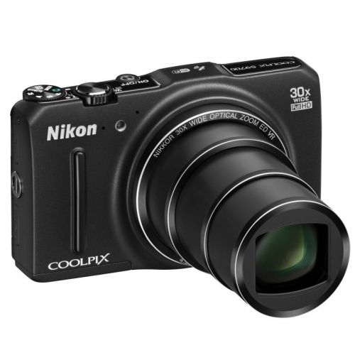 Дигитален фотоапарат Nikon COOLPIX S9700, 16MP, Wi-Fi, GPS, Черен