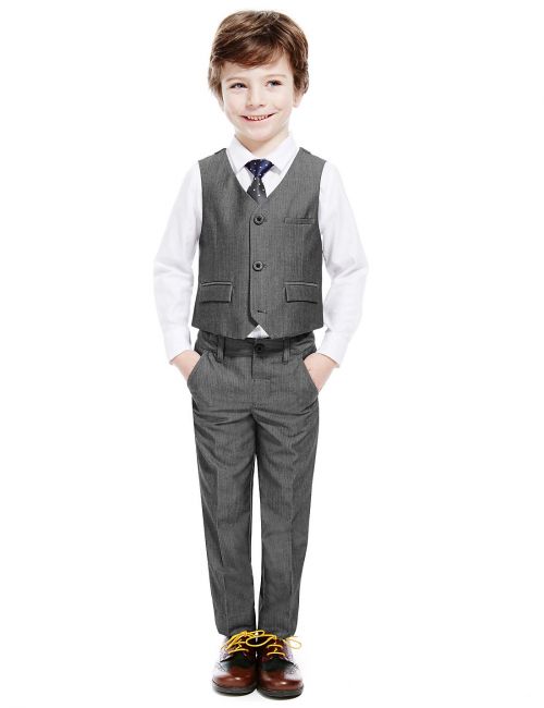 Four part boy suit